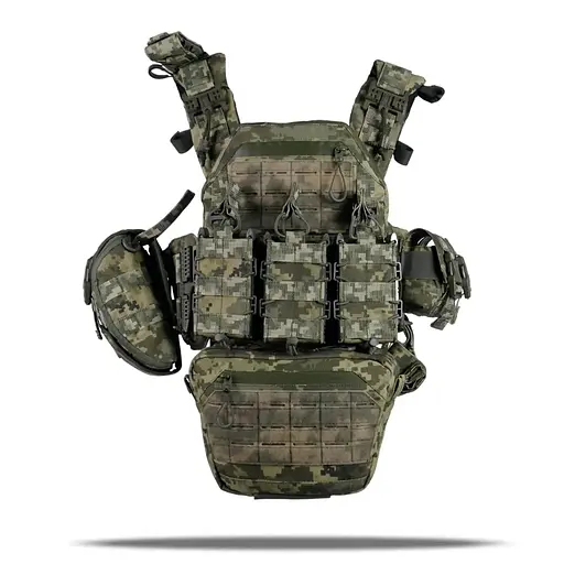 Плитоноска Kiborg GU gen.2 + 8 подсумков Pixel (1000-k45008) - фото 2