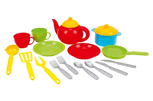 Іграшка "Кухня 3 ТехноК" 2124, плита, посуд, в коробці (4823037602124) - фото 3