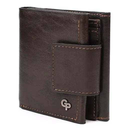 Кожаный мужской кошелек Grande Pelle 11х11.5х2.5 см nsa0001215 - фото 3