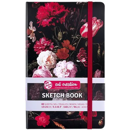 Блокнот для графіки Royal Talens Art Creation А5 (13х21см) 140г/м2 80л Натюрморт з квітами - фото 2
