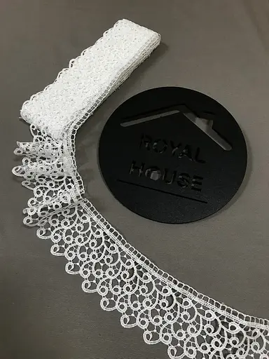 Мереживо Мізки біле - фото 3