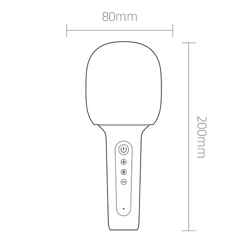 Караоке-мікрофон Xiaomi Yhemi Karaoke Microphone Lite (YMMKF007) Orange - фото 3