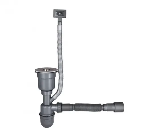 Кухонная мойка Gappo накладная 780x500 мм, поверхность PVD, левая GS7850-6L, Черный матовый - фото 8