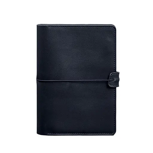 Кожаный блокнот А5 (софт-бук) 9.4 синий - фото 11