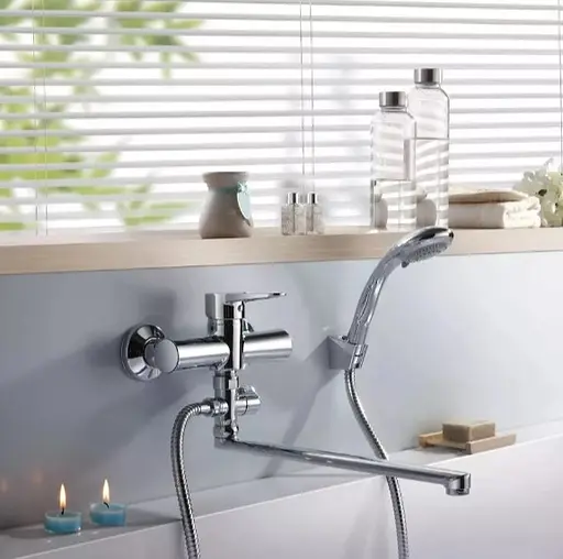 Смеситель для ванны WEZER PUD6-B045 - фото 2