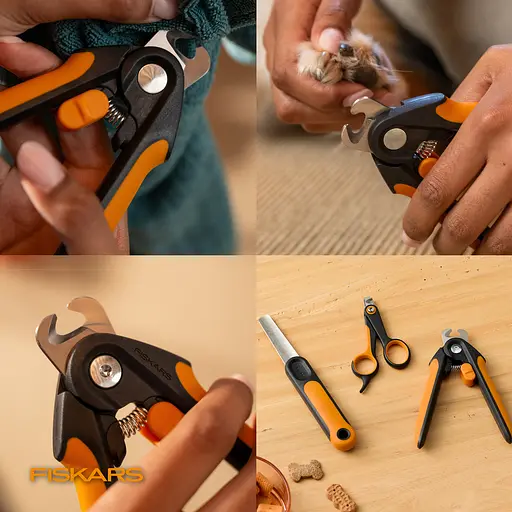 Кігтеріз для тварин Fiskars Nail Clippers для собак і котів 15 см (2009132) - фото 5