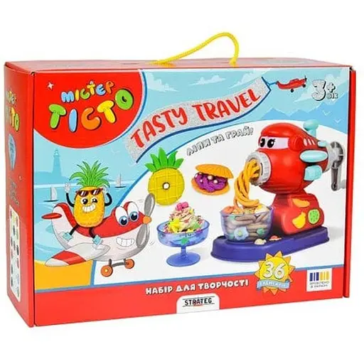 Набір для творчості Strateg Містер тісто Tasty travel