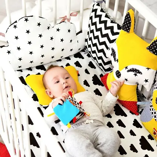 Підвіска-бортик для ліжечка "Совушка B&W" МС 110512-04 - фото 3