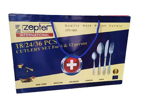 Набор столовых приборов Zepter ZPT-1001, 24 предмета - фото 9