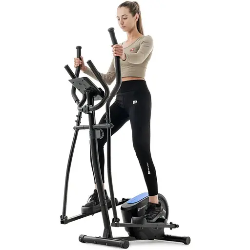 Орбитрек Hop-Sport HS-2050C Cosmo магнитный черный/синий - фото 2