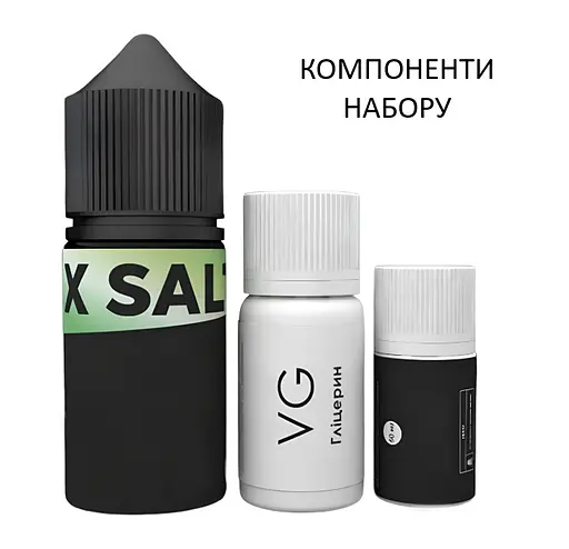 Набір компонентів для самозамісу сольової заправки DNK 30 мл Tropical cocktail Тропічний коктейль 0-50 мг (18160) - фото 2