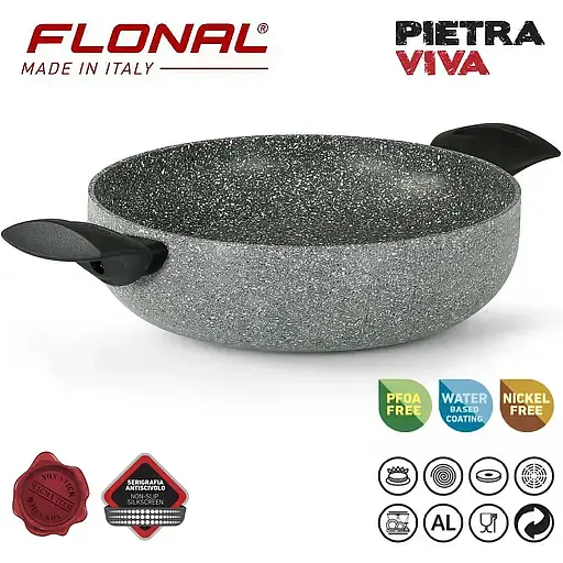 Сотейник Flonal Pietra Viva 32 см (PV8PH3270) - фото 3