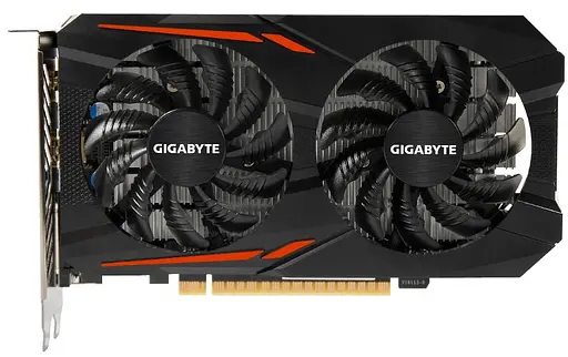 Видеокарта Gigabyte GTX 1050Ti 4Gb OC (GV-N105TOC-4GD) (GDDR5, 128 bit, PCI-E 3.0 x16) Б/у - фото 1
