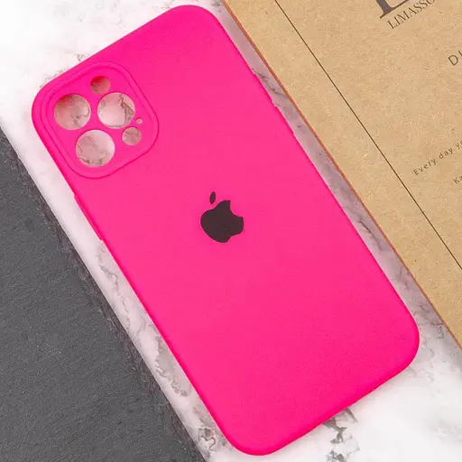 Чохол Epik Silicone Case Full Camera Protective AA для Apple iPhone 12 Pro 6.1 Рожевий/Barbie pink - фото 4
