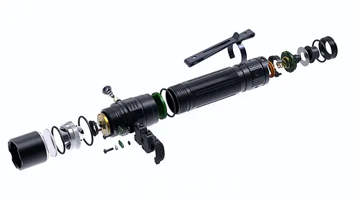 Ручний тактичний ліхтар Fenix PD36R 1600лм USB type-C (Чорний) - фото 3