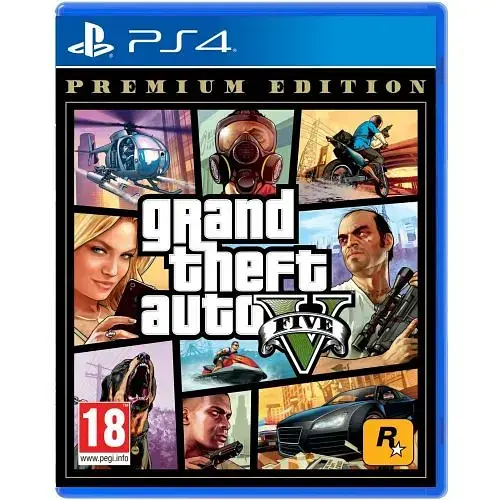 Гра GTA V Premium Edition (російські субтитри) (PS4)