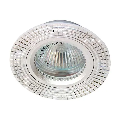 Вбудований світильник Feron GS-M369 під лампу срібло - фото 2