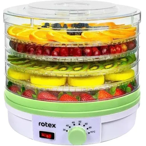 Сушарка для овочів та фруктів Rotex RD310-W