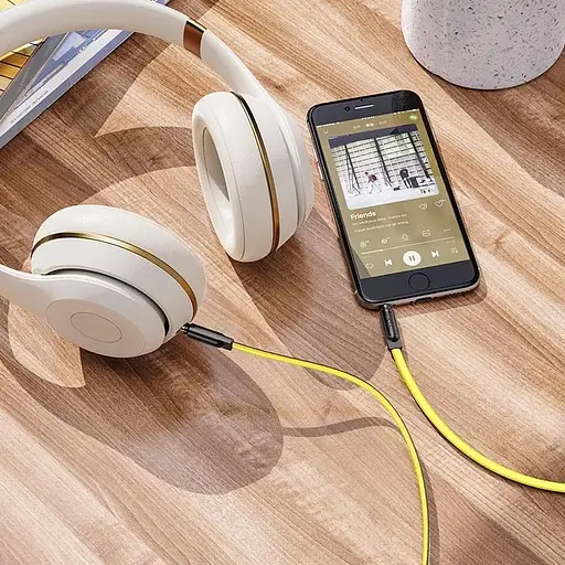 Кабель Hoco AUX audio cable UPA16 1 м білий - фото 6