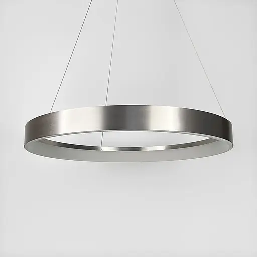 Сучасна кільцева люстра в сатиновому каркасі Ø 60 см | Арт. MJ262-600 Carmine | Line F - фото 1