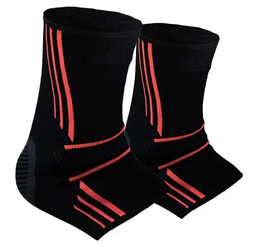 Бандажи на голеностоп Power System PS-6022 Ankle Support Evo Black/Orange M (пара) (PS_6022_M_Black/Orange) - фото 1