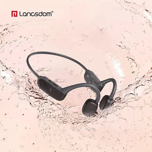 Бездротові спортивні кісткові навушники Langsdom Opetec Race Bluetooth-гарнітура з вбудованою пам'яттю 32G - фото 5