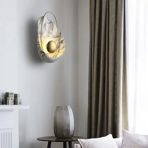 Настінний світильник MJ-Light SHELL 3000K WH 10018 - фото 3