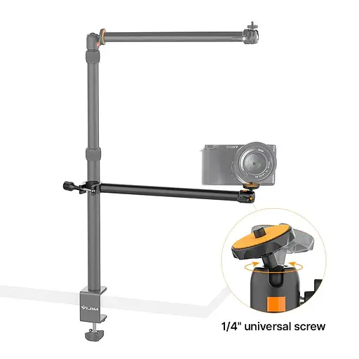 Штанга для штатива Ulanzi Vijim LS02A горизонтальная с креплением на трубу (91541) - фото 6