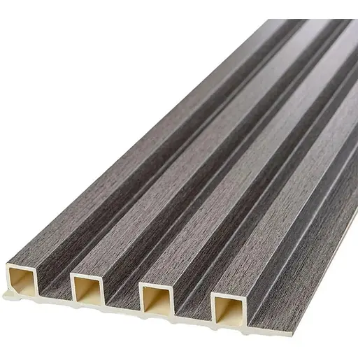 Рейка декоративна Wall Sticker WPC стінова 3000х160х23 мм Олов'яний SW-00001530