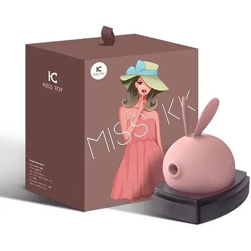 Вакуумный стимулятор с вибрацией KisToy Miss KK Pink - фото 7