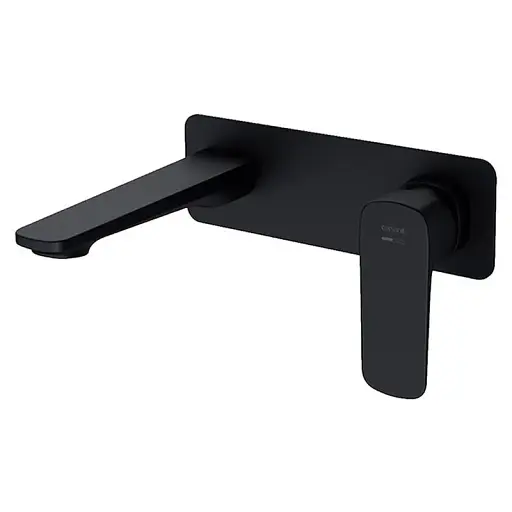 Змішувач для умивальника Cersanit Larga S951-385 з коробкою прихованого монтажу Чорний 30412 - фото 1