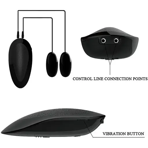 Мастурбатор з подвійною вібрацією і двома входами Crazy Bull BM-009113Z-1, Телесный - фото 6