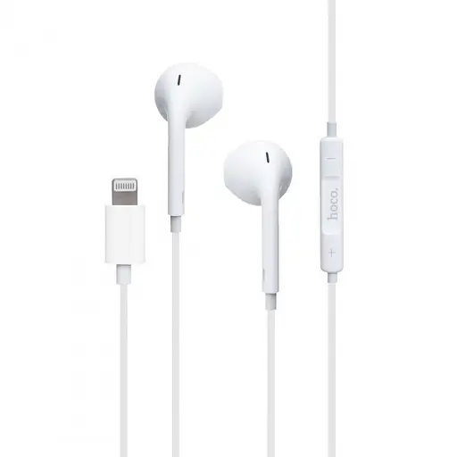 Навушники Hoco L7 Original Plus series lightning converse earphone 1.2 м White - фото 3