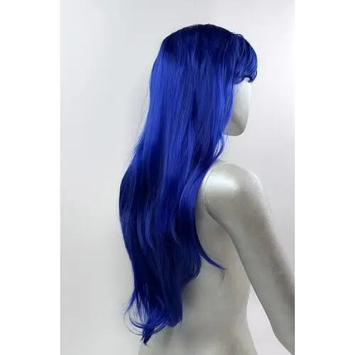 Парик синий матовый - фото 2