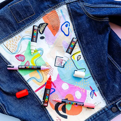 Набор маркеров Uni Posca 0.7-1 мм 8 шт. (PC-1M 8C) - фото 4