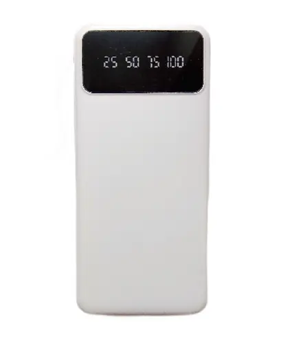 Power Bank 20000 mAh павербанк с экраном LVR 015 White (17553)