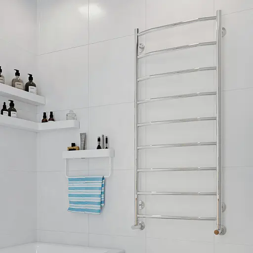 Водяна рушникосушарка Kosser Трапеція 800x530/6 ДТ10, Хром - фото 3