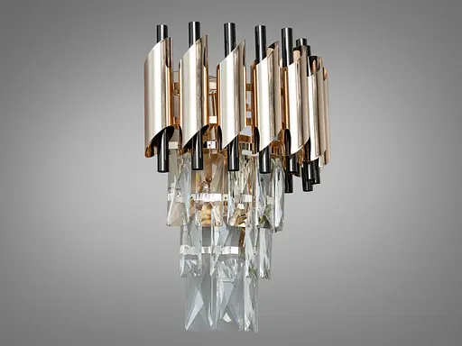 Шляхетно красивий, сучасний кришталевий настінний світильник - фото 2