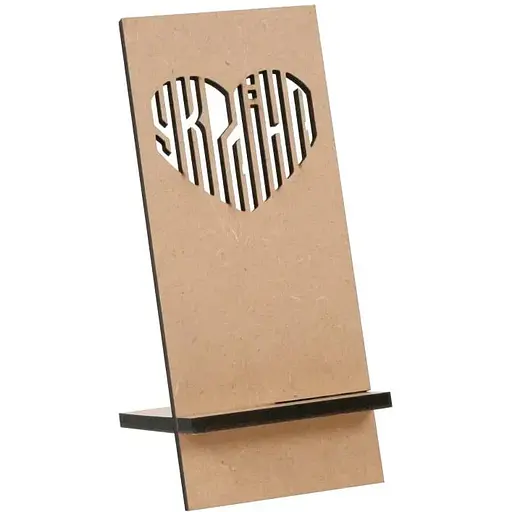 Підставка під мобільний телефон Rosa Talent Україна МДФ 8х19х11 см