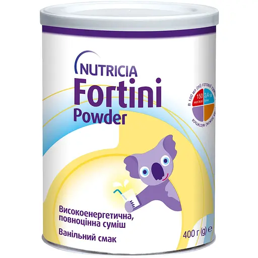 Энтеральное питание Nutricia Fortini Powder со вкусом ванили для детей от 1 года и старше 400 г - фото 1