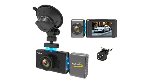 Відеореєстратор Aspiring Alibi 9 GPS, 3 Cameras, SpeedСam - фото 7
