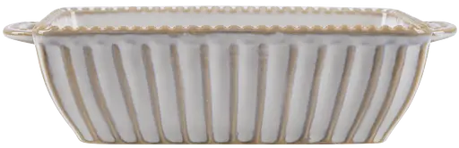 Форма для запікання Limited Edition Allegra Biege прямокутна кам'яна кераміка 20.5х11.5х5.5 см (GJH009-20-2-129) - фото 3