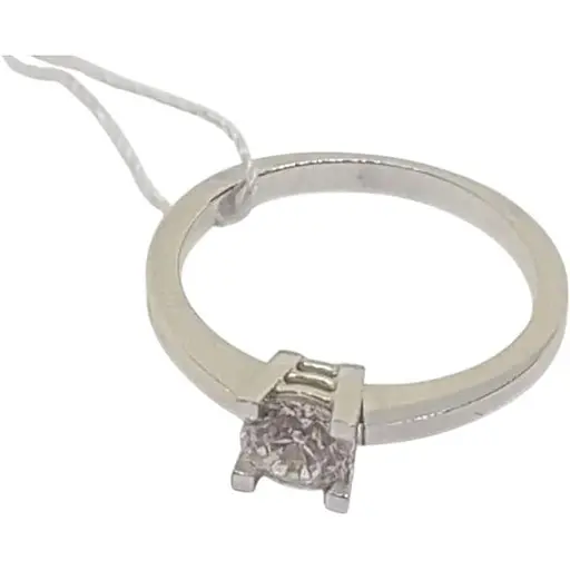 Золотое кольцо Столичная Ювелирная Фабрика с фианитом. 140649Б 16,5