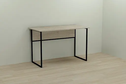 Компьютерный стол Ferrum-decor Коди 75x140x60 черный ДСП Дуб Сонома 16мм (FRD-103752)