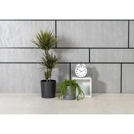 Вазон Lamela Malwa серый 25.5 x 25.6 см (9278435) - фото 3