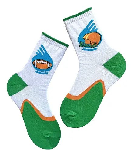 Шкарпетки дитячі "Регбі" з індійської бавовни 413023 - фото 1