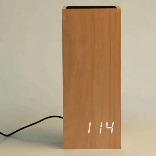 Ваза-часы для сухих цветов под дерево - фото 8