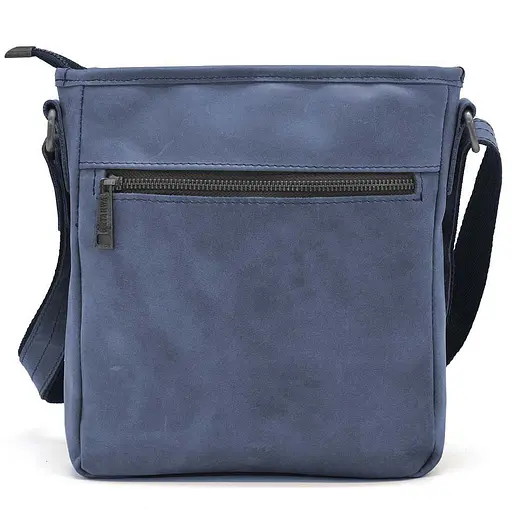 Чоловіча шкіряна сумка через плече TARWA 22х25.5х3.5 см sum0025689 - фото 4