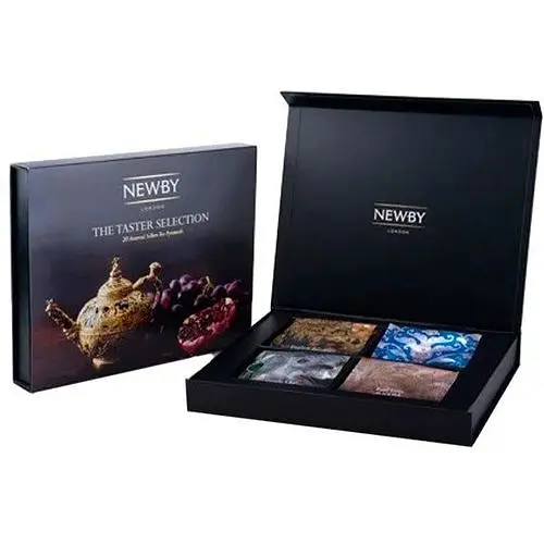 Набор черного и зеленого чая Newby Классика вкуса картон 50 г (899004) - фото 1