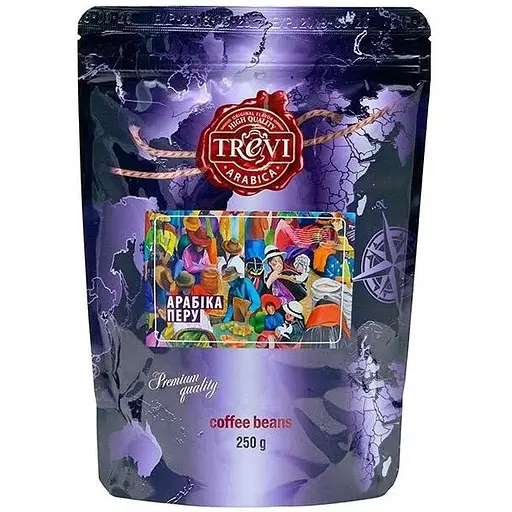 Кофе в зёрнах Trevi Арабика Перу 250 г - фото 1